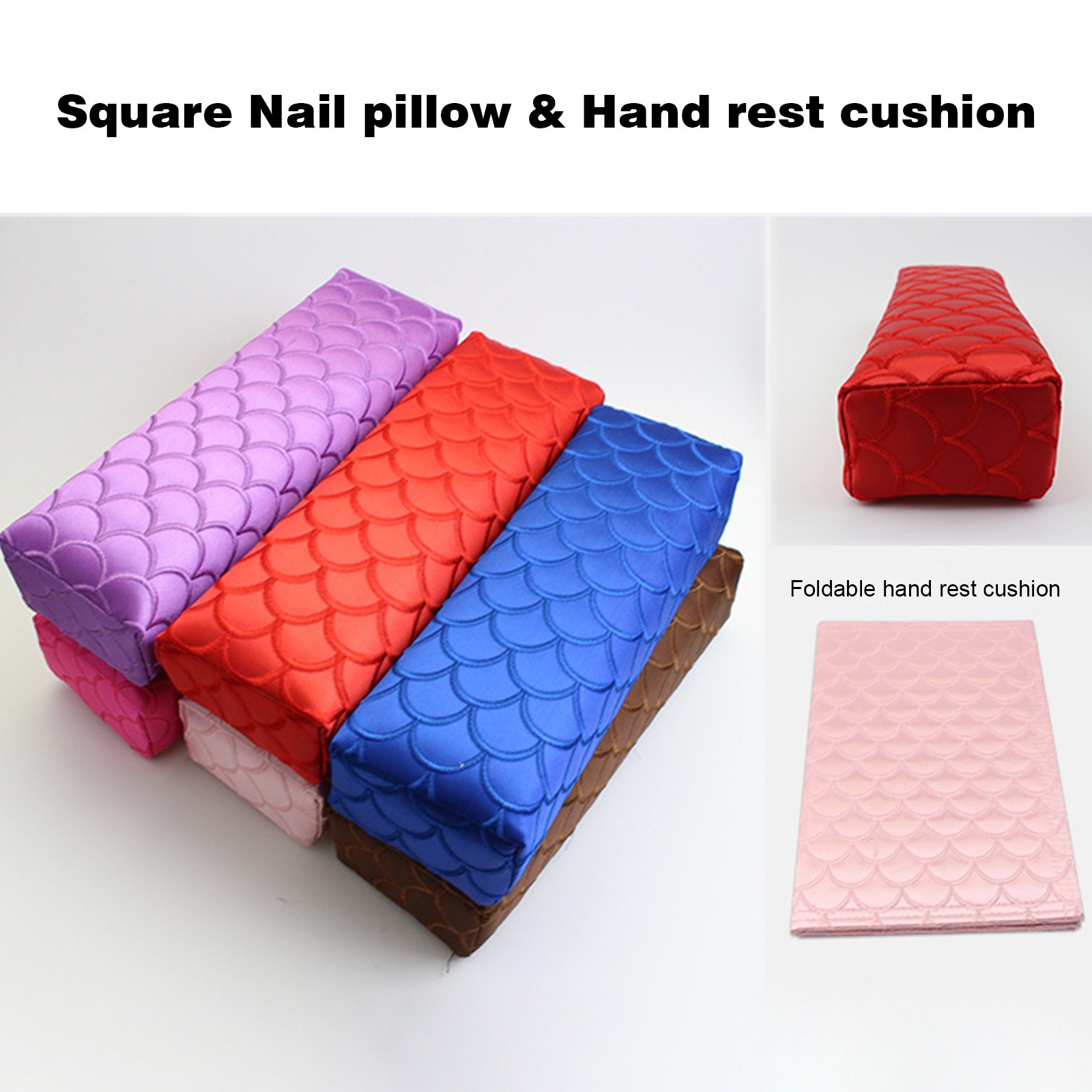 Nail Pillow Hand Rest Cushion Set Pillow Nail Rest Cushion Pad C5F8