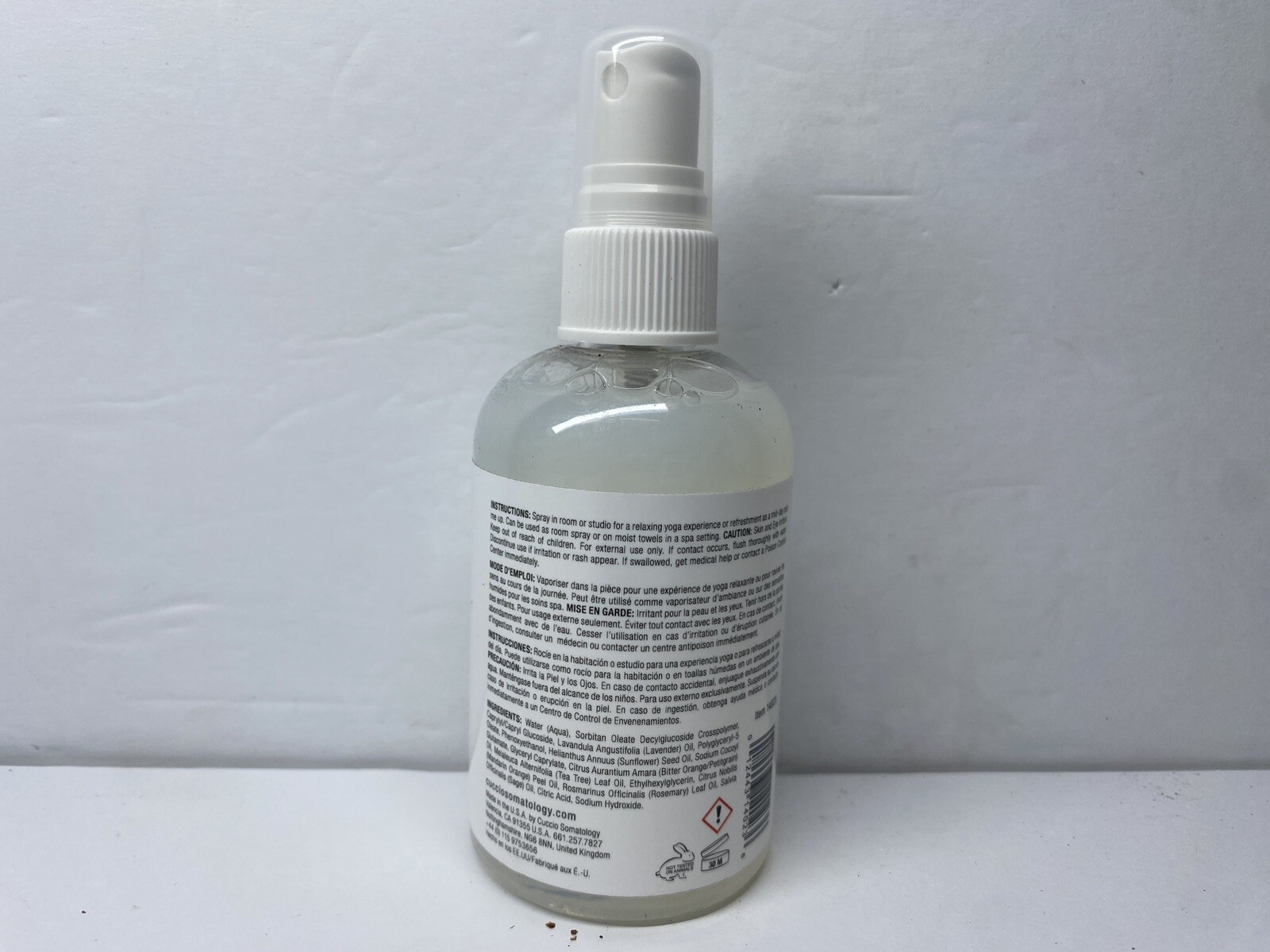 Cuccio Yogahhh Aura Mist • Lavender + Sage • 4 Fl Oz
