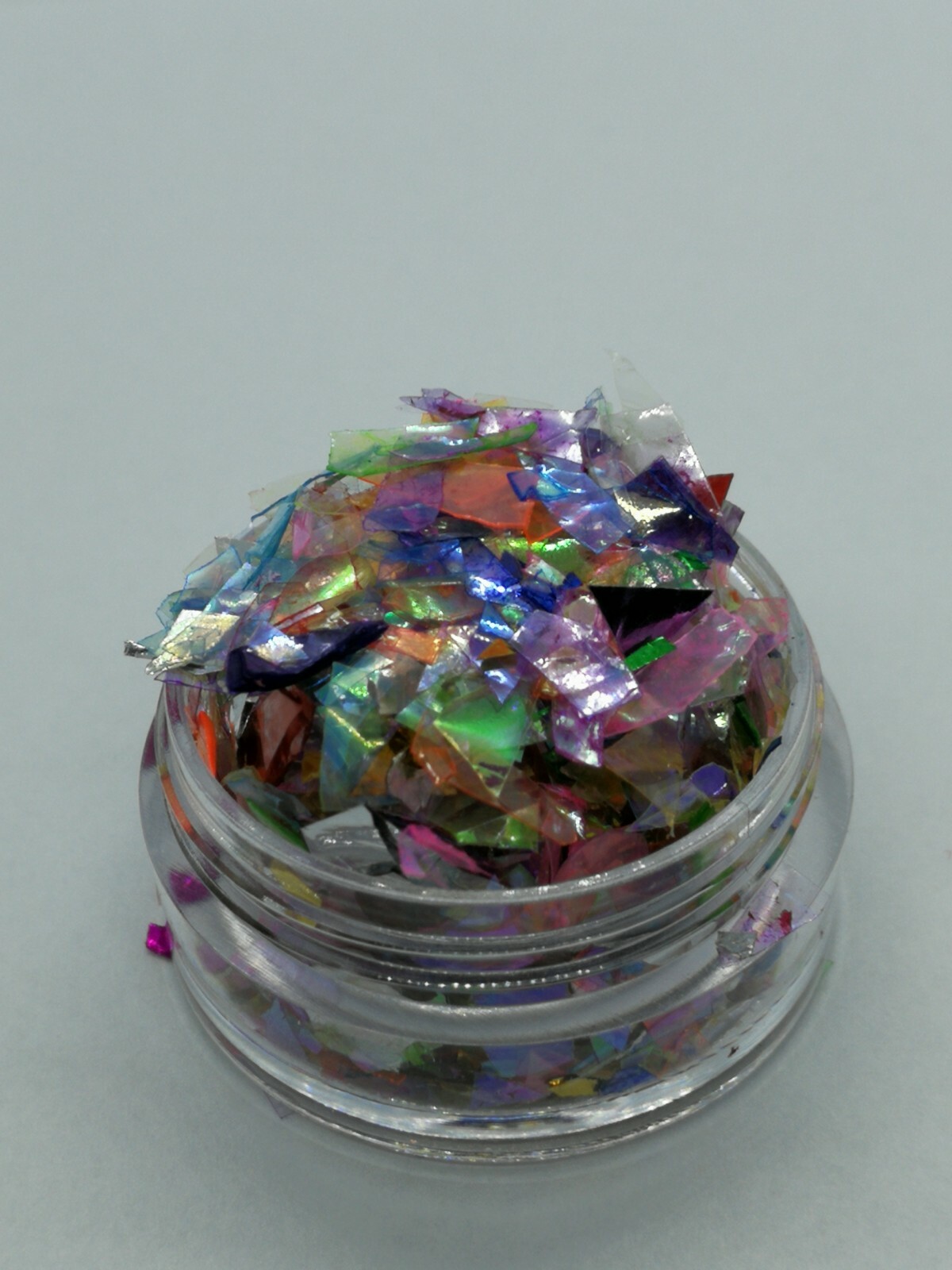 Mylar Shards/flakes, 6 Colours, Nail Art Embellishment, Glitter, UK Seller.