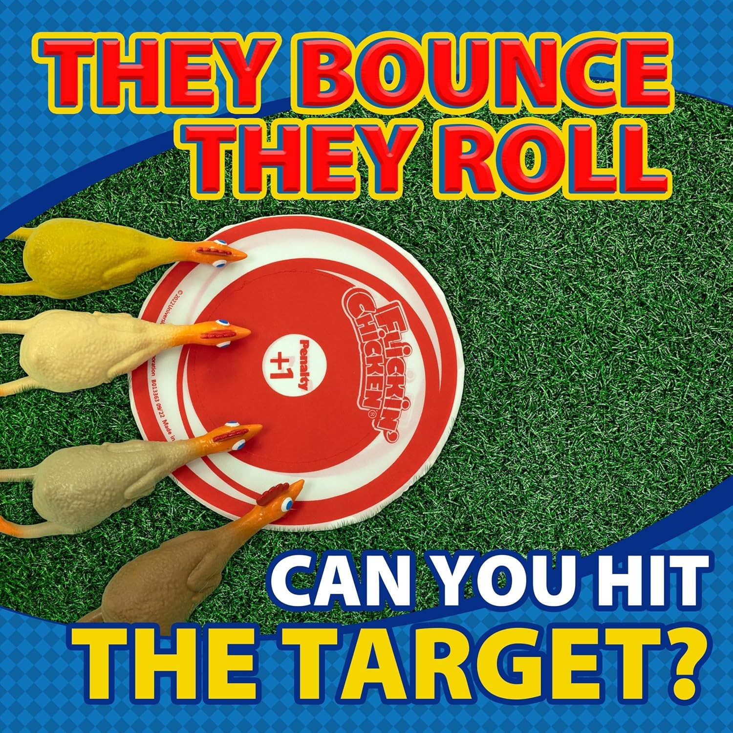 University Games, Flickin Chicken Indoor Outdoor Target Toss Game, The Game