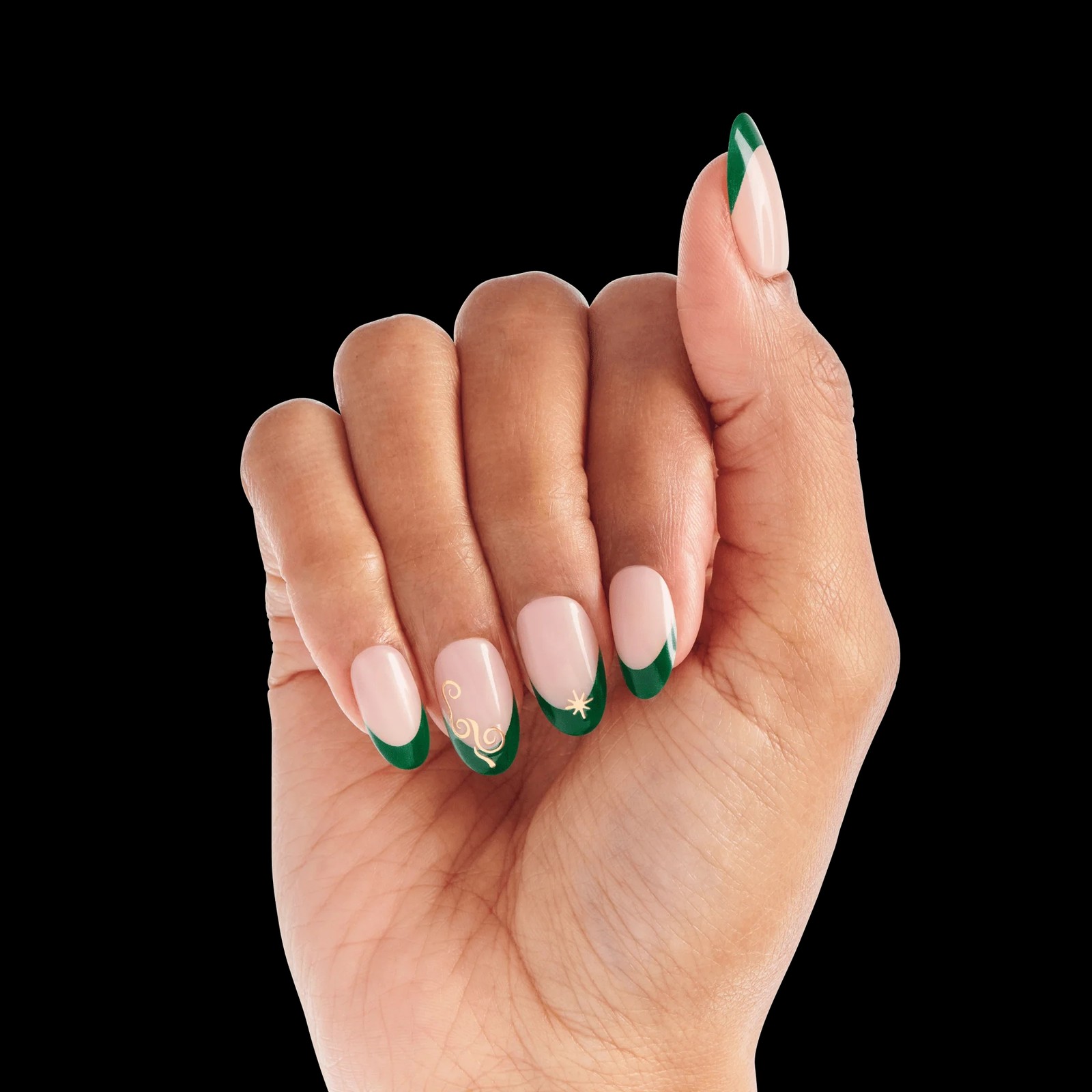Wicked X imPRESS Always Been Green Press-On Nails, 30 Count