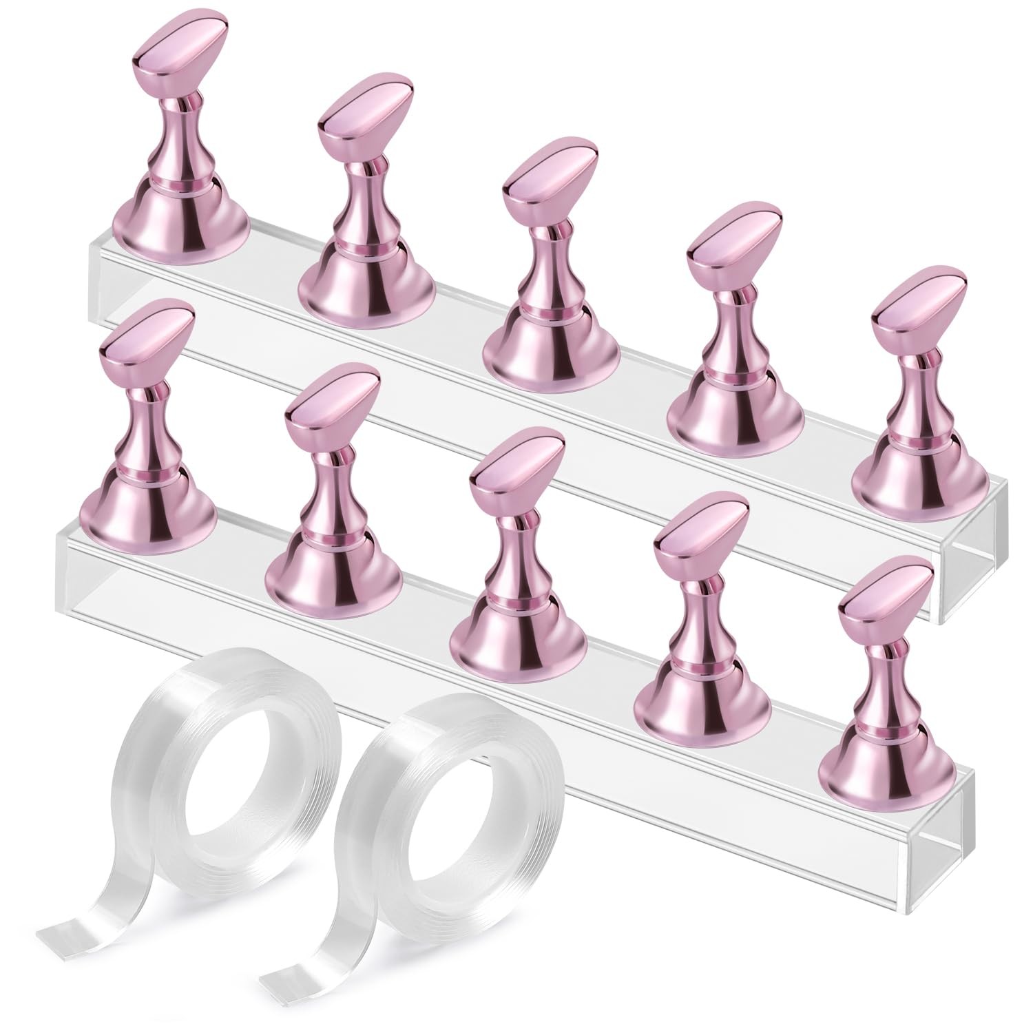 Nail Stand Acrylic Nail Art Display Stand Practice Nail Holder for Painting Nail