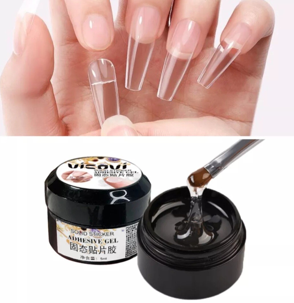 🔥NEW🔥3 in 1 Rhinestone Gel glue Led/UV nails,jewelry adhesive/3d art / 8ml