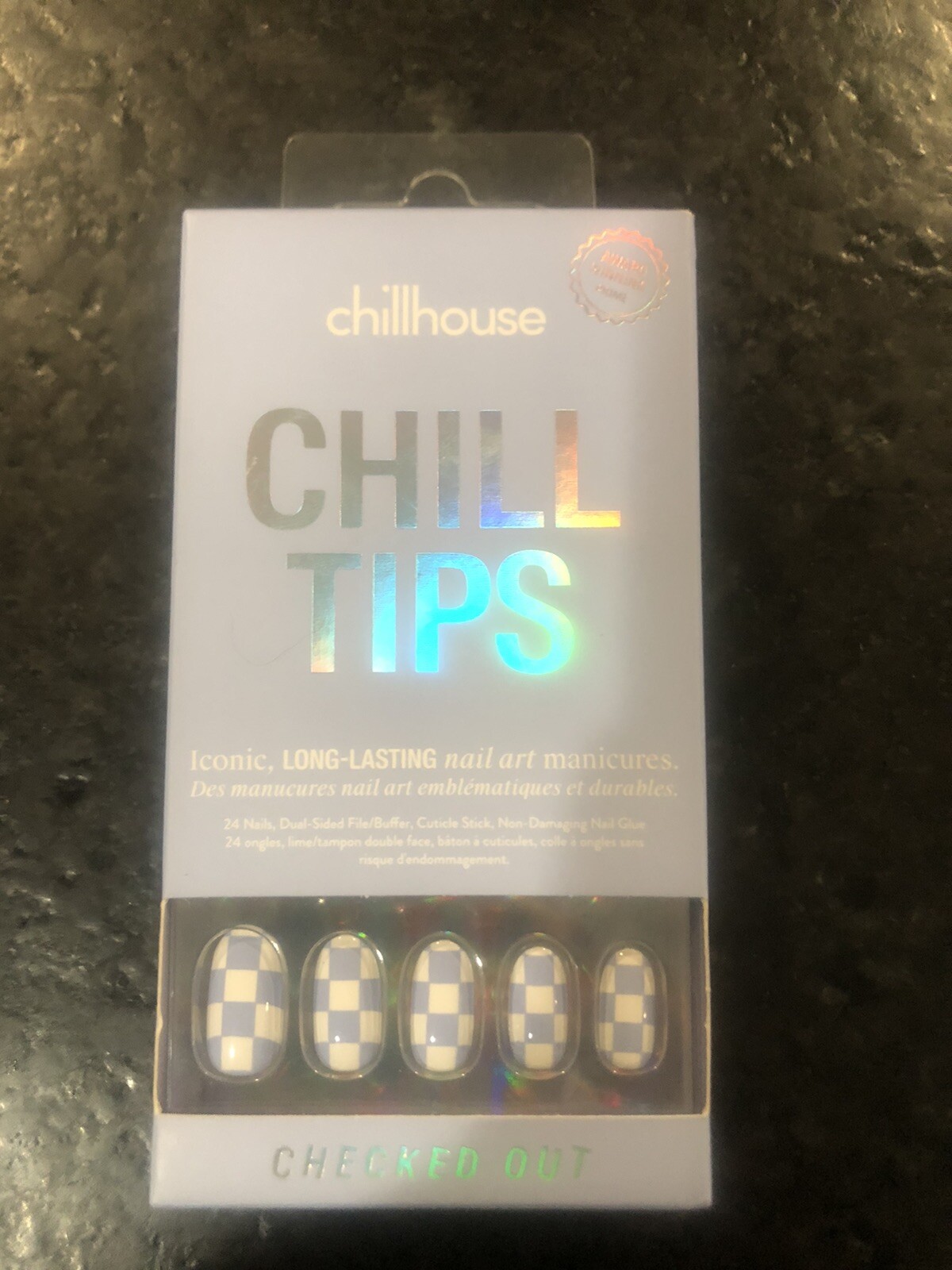 NEW Chillhouse Chill Tips Nail Art Press Ons – Checked Out