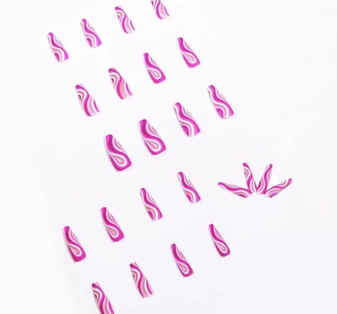 press on nails long X 24 Tips