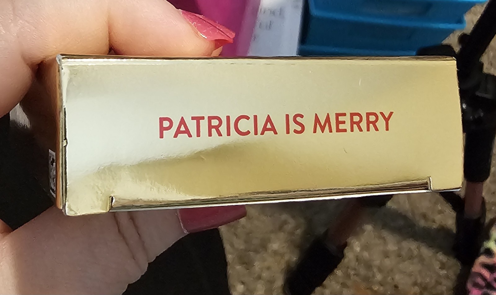 Red Aspen Nail Dashes Patricia Is Merry