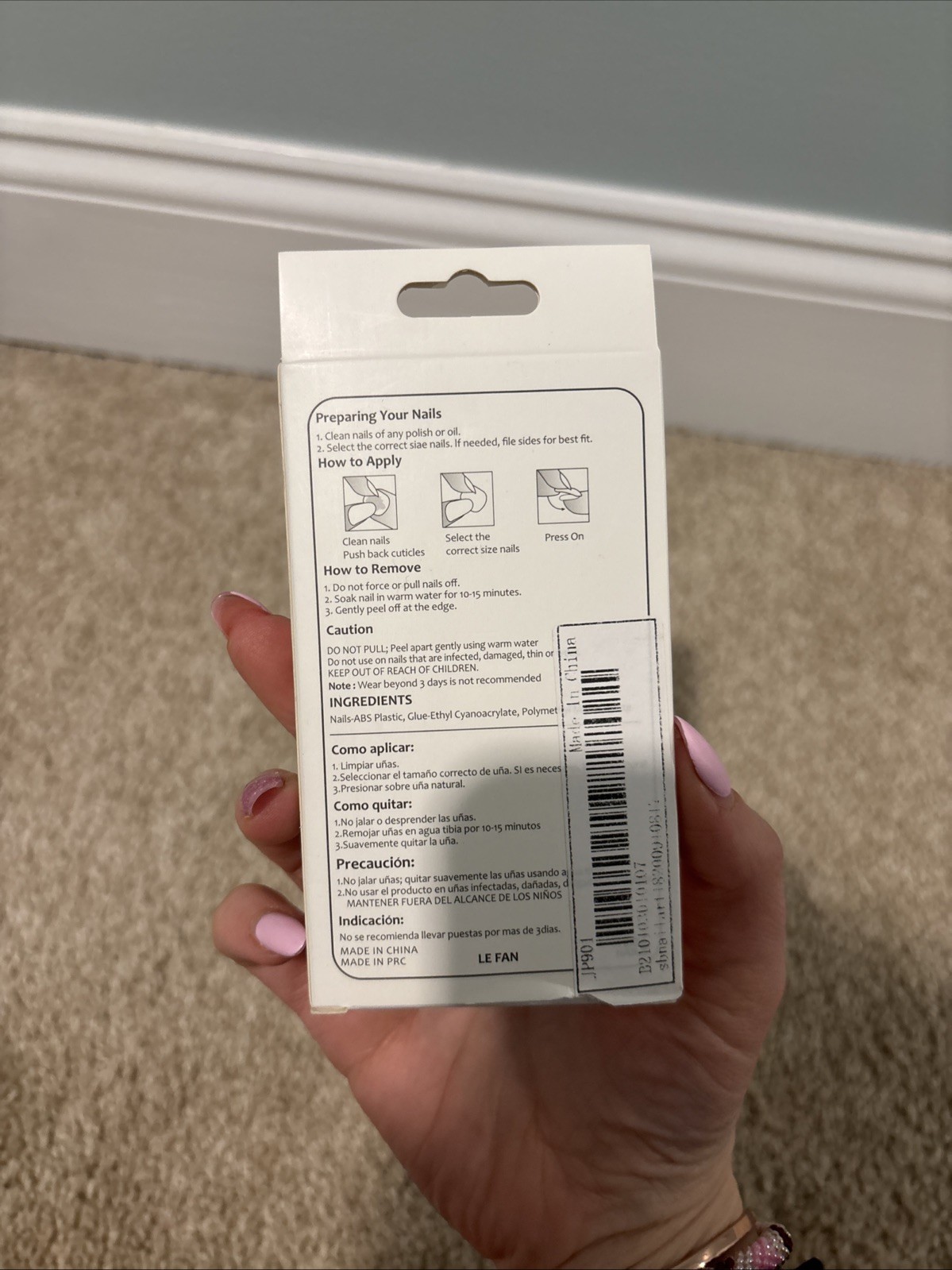 5 Packs of Press on Nails from SHEIN & 5 Below, Cheetah, Cow Print, Mint, Almond