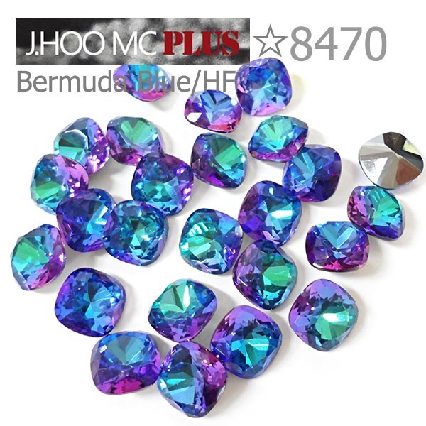 J.HOO Crystal 8470 Cushion V-Cut Fancy Rhinestones 8mm Nail Art (10pcs)