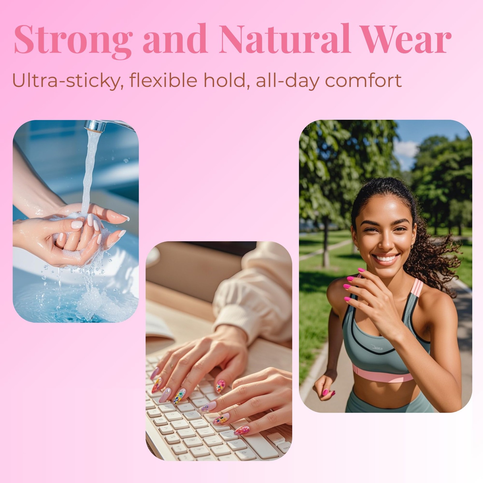 Super Strong Nail Glue for Acrylic Nails Press on Nails Professional Nail Glu…