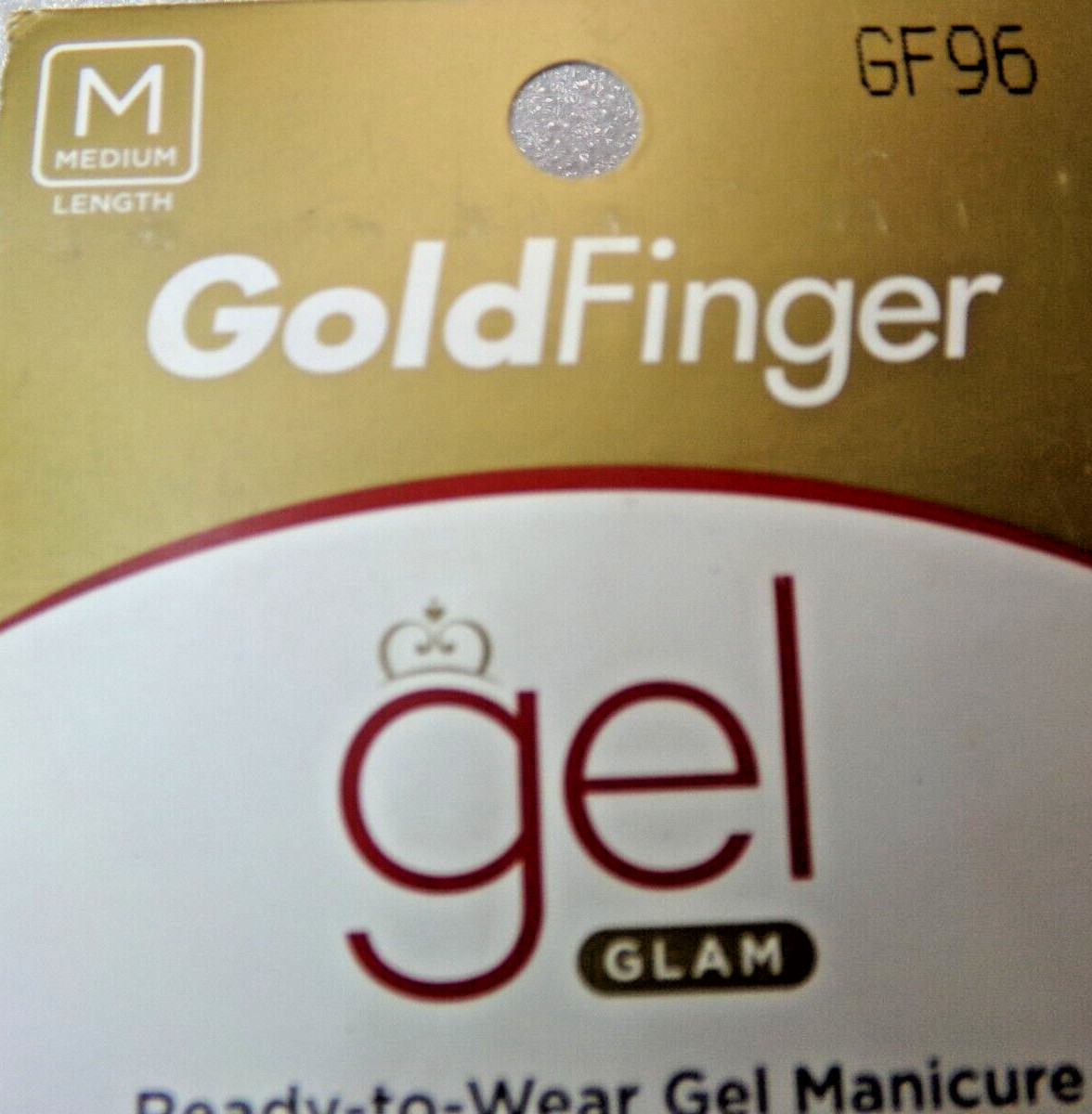 GoldFinger Green Blue Black Purple Artificial Nail Glue On Medium
