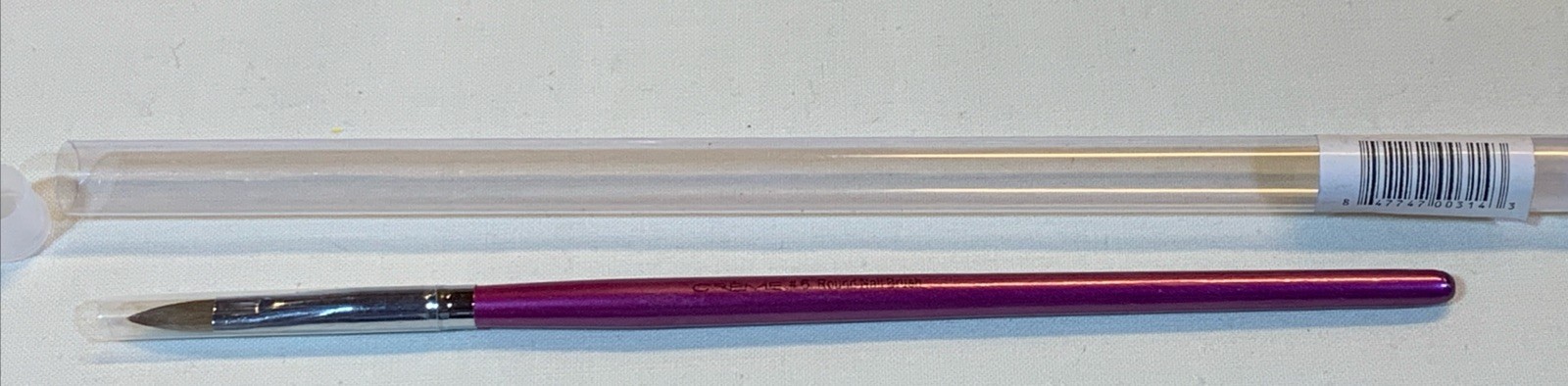 CRÈME #6 Round Nail Brush Purple – Ship #311