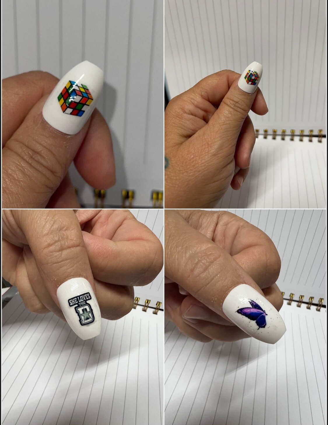 Reindeer Christmas Waterslide Nail Decals Set Of 50 Instructions & Bonus