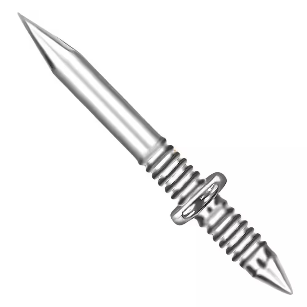 Galvanized Steel Seamless Double-Head Skirting Invisible Nails and Screws (200-P
