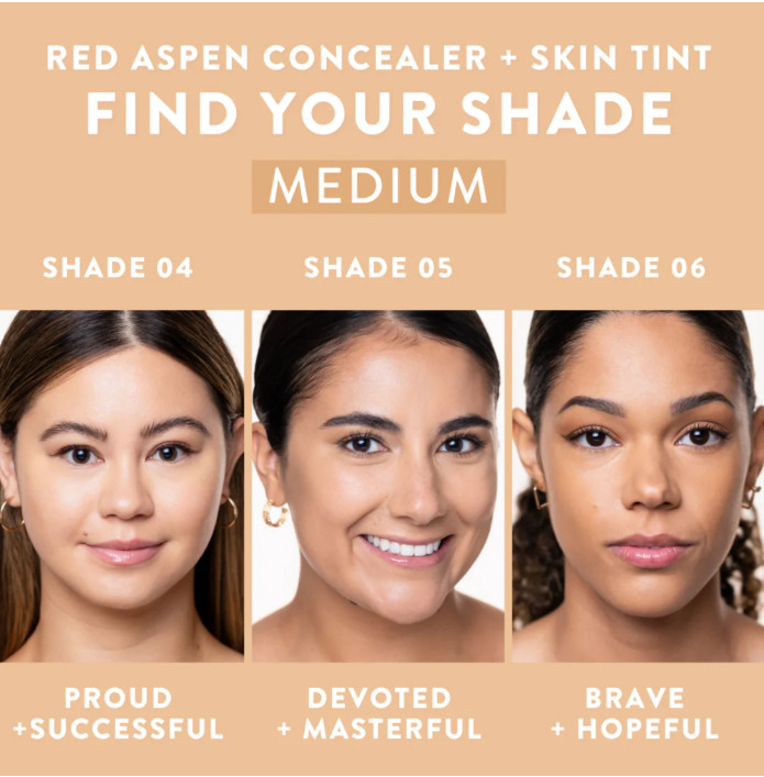 NWT red aspen Makeup Commit