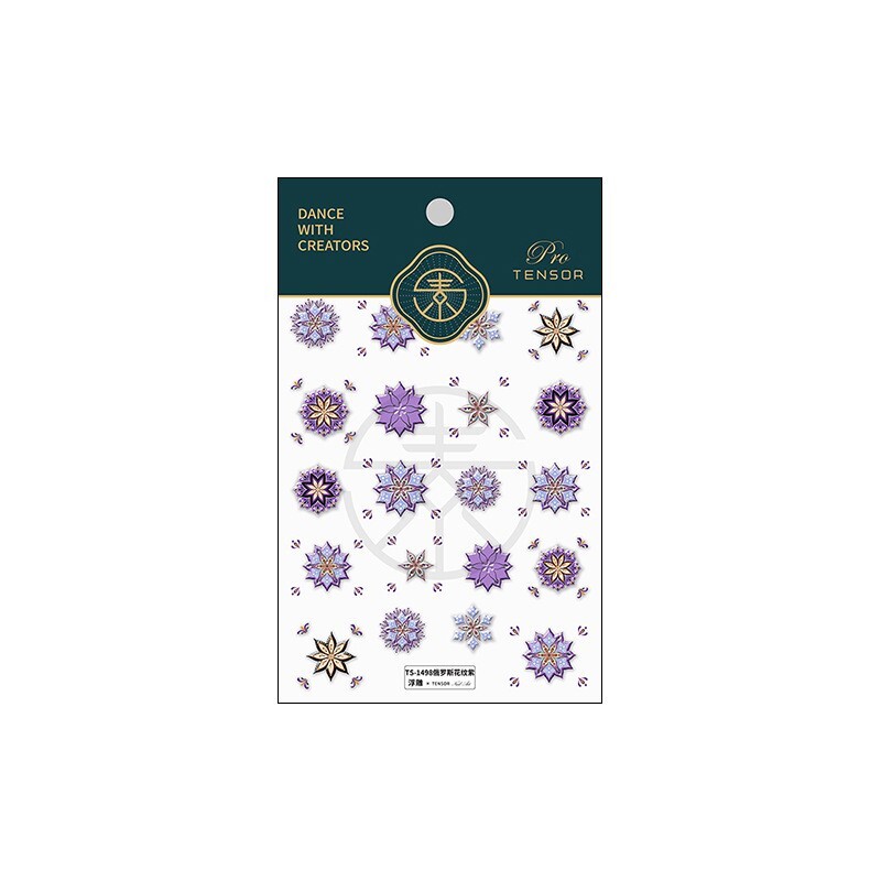 5D Boho Nail Art Stickers, Bohemian Nail Stickers Decal, DIY Nails (133)
