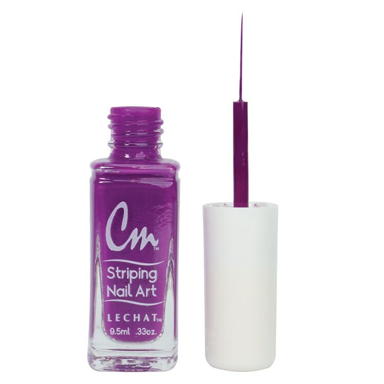 Lechat CM Striping Nail Art Lacquer .33 Oz – CM14 Dark Purple