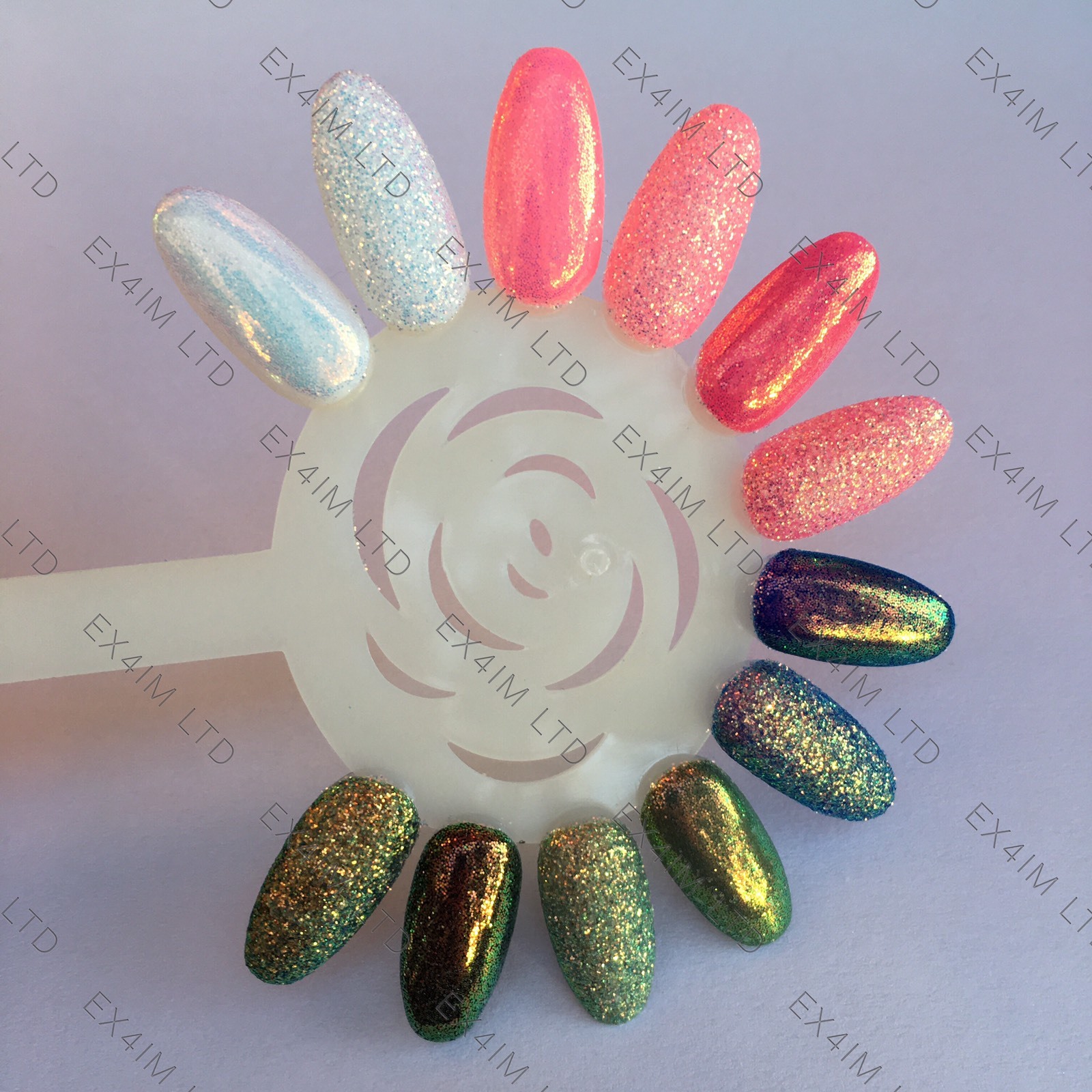 CINDERELLA PIXEL EFFECT NAIL ART GLITTER IRIDESCENT SEQUINS WEDDING POWDER MP008