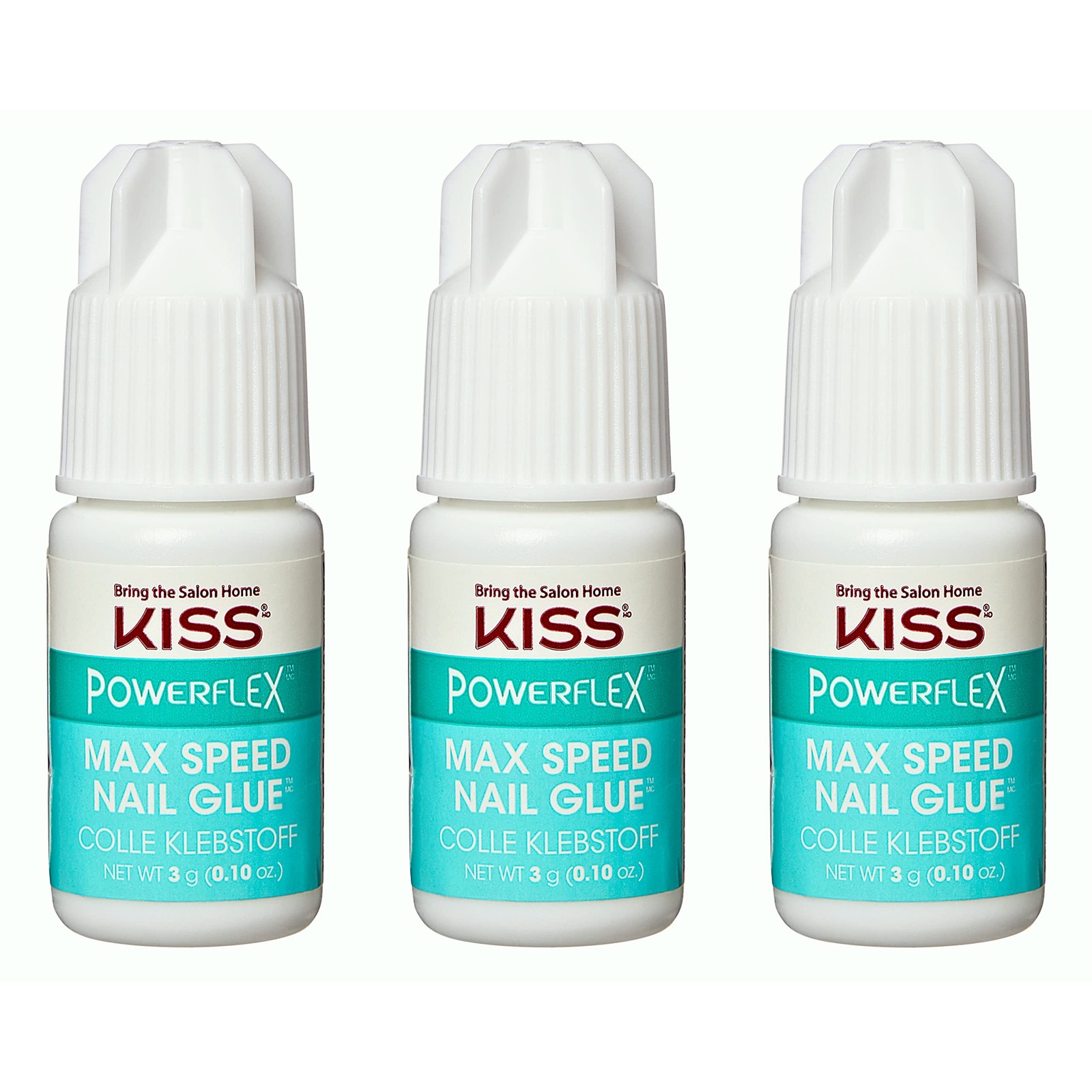KISS PowerFlex Maximum Speed Nail Glue, Ultra-Hold Super Strong Instant Bond