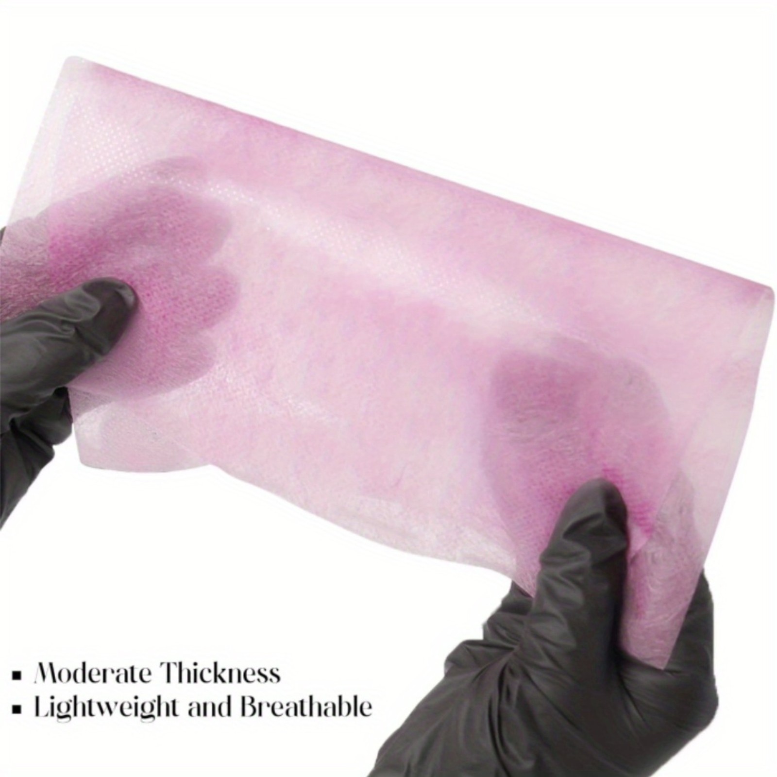 100pcs Pink Disposable Non Woven Unscented Nail Art Vacuum Dust Collection