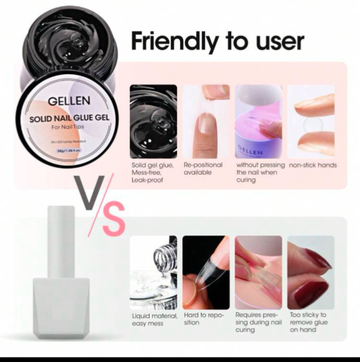 Gellen gel x nail glue