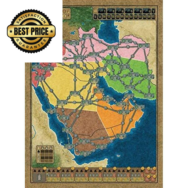 Rio Grande Games Power Grid Middle East South Africa Expansion Small, Game