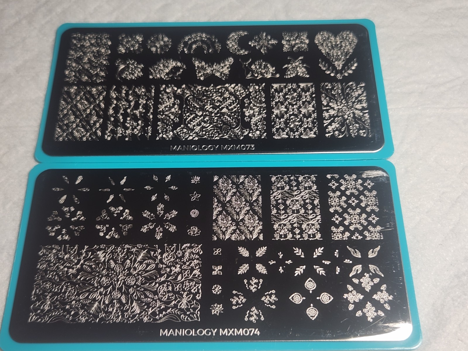 Maniology Mani X Me Nail Stamping Plate Set MXM073 MXM074