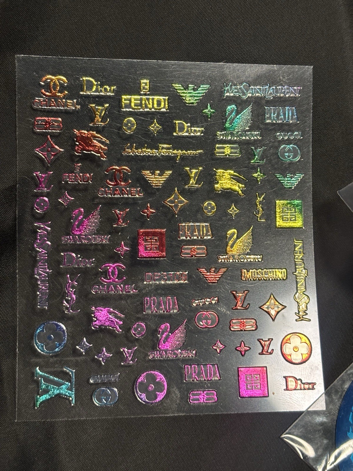 Nail Art Supplies Bundle Stickers And Stamp Plata And Stamper.