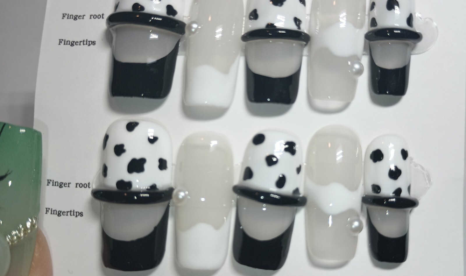 Press on Nails Handmade Fake Fingernails Gel Polish