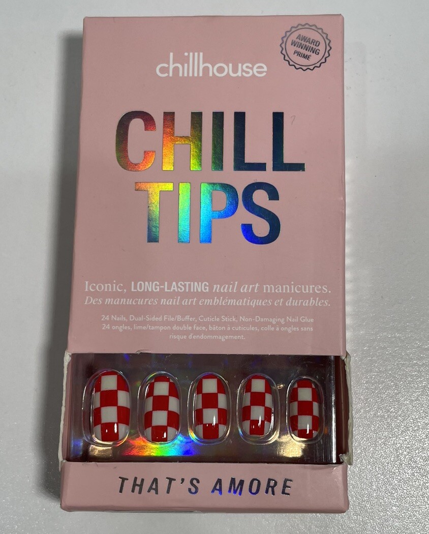 The Crème Shop Chillhouse Nail Art Manicure Package Chill Tips Gel Nail Kit