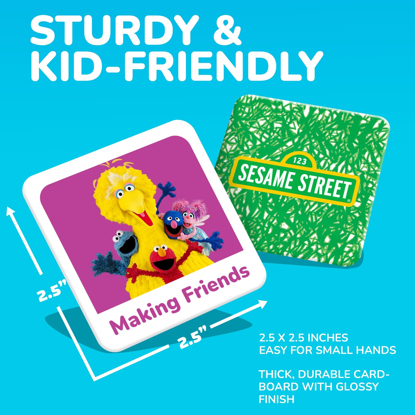 MasterPieces Kids Games – Sesame 6 inches x 7.8 x 2 inches, Assorted