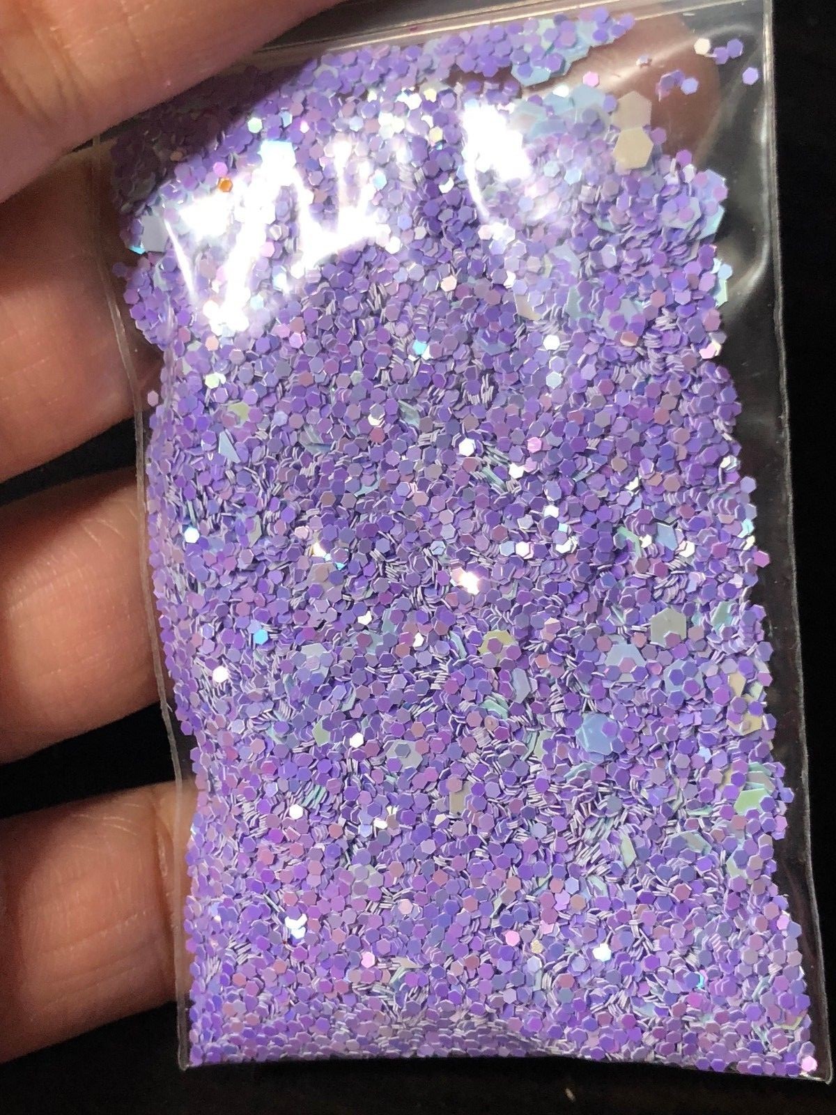 Colorful Raw limited different size glitter mix nail art Acrylic Nail US seller