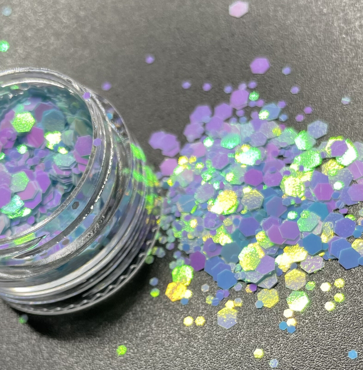 Nail Art Decoration Glitter Iridescent Sequins Laser Foils Flakes Nail Tips