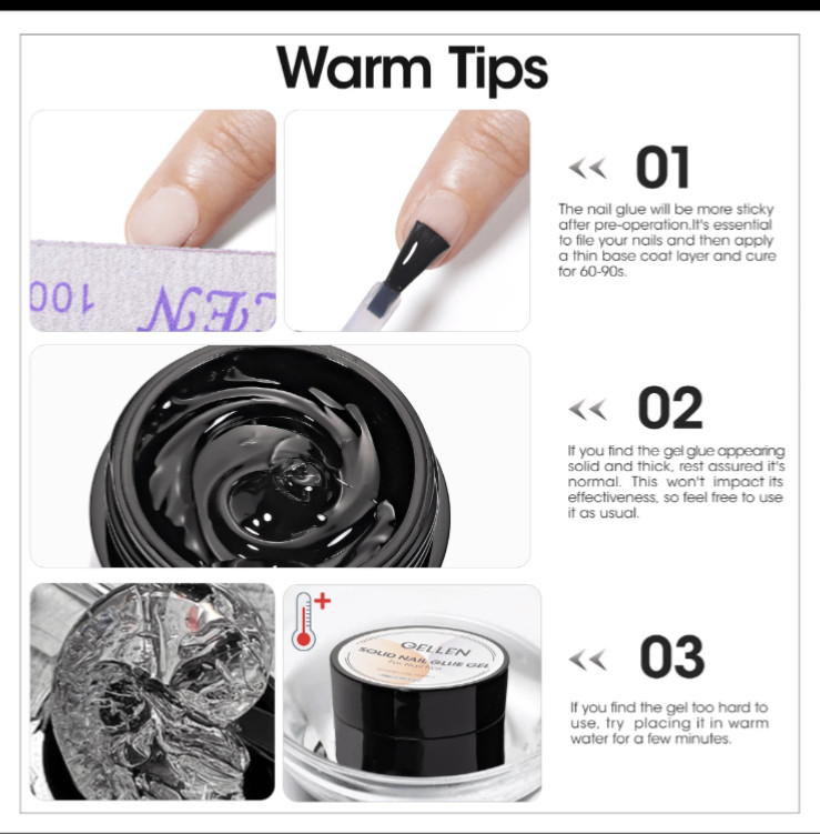 Gellen gel x nail glue