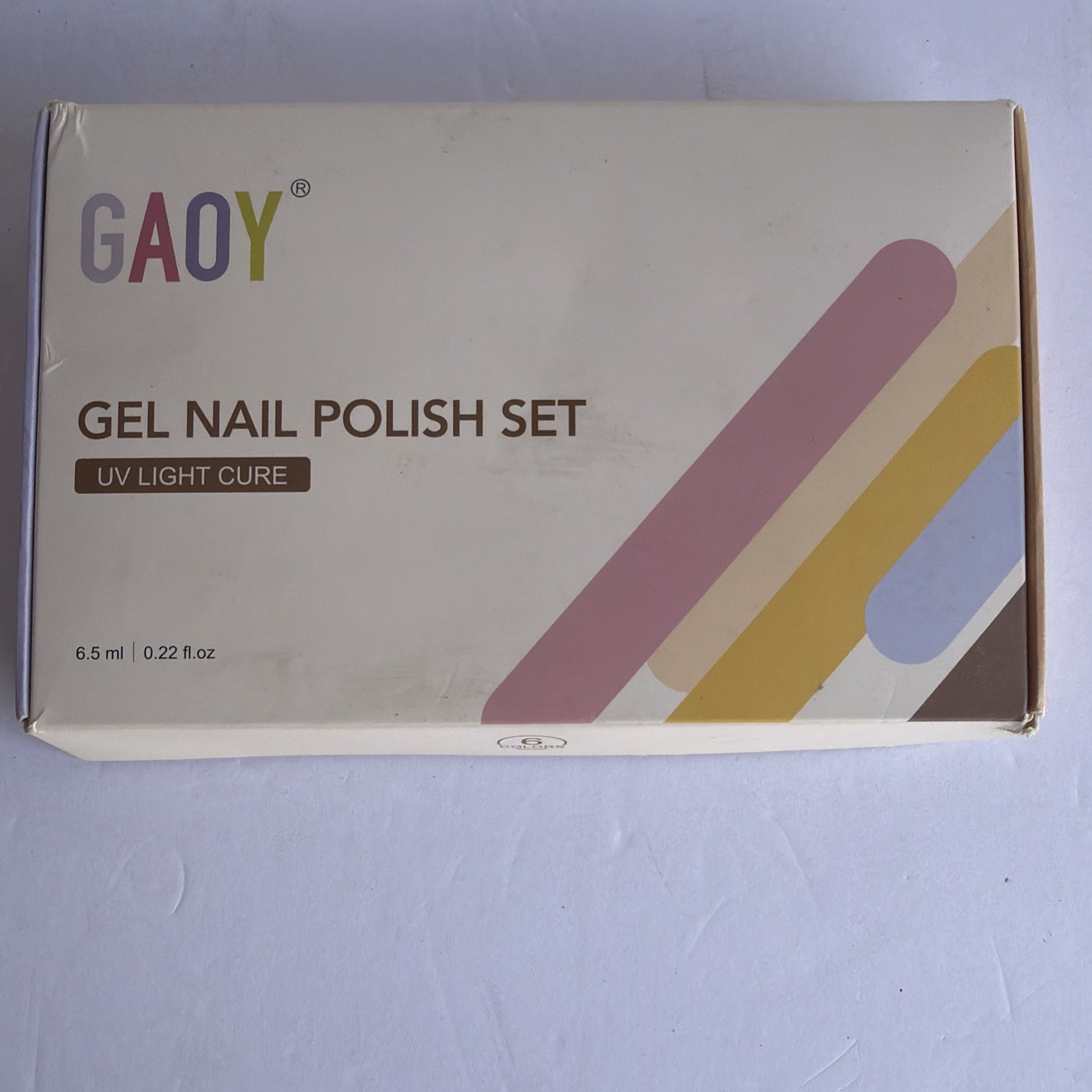 New GAOY Jelly Gel Nail Polish of 6 Transparent Gel Polish Kit EXP: 11/2027