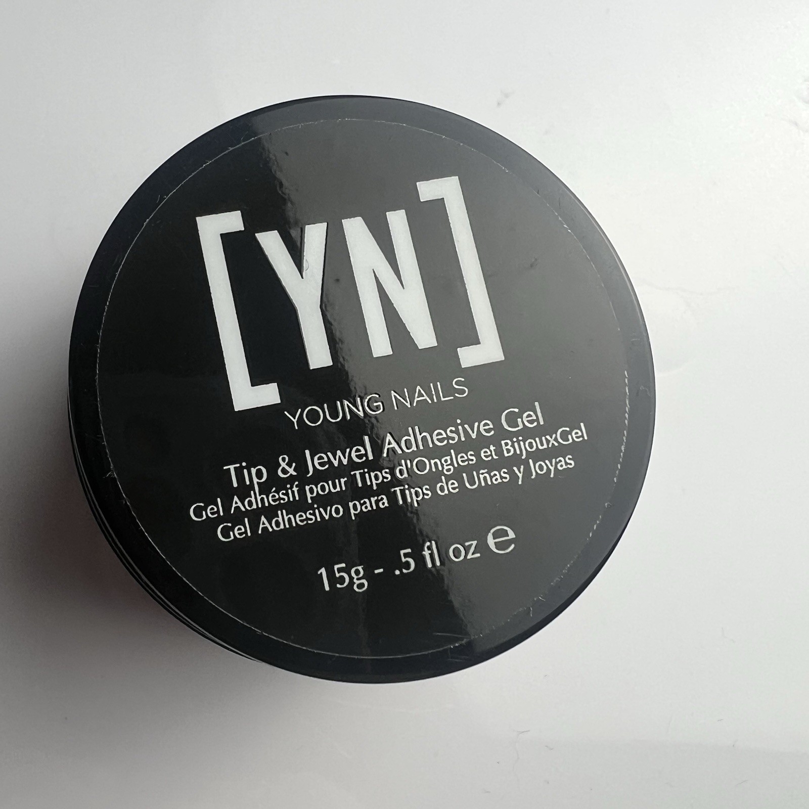 Young Nails Tip & Jewel Adhesive Gel Bundle – Thin 30ml and 15g