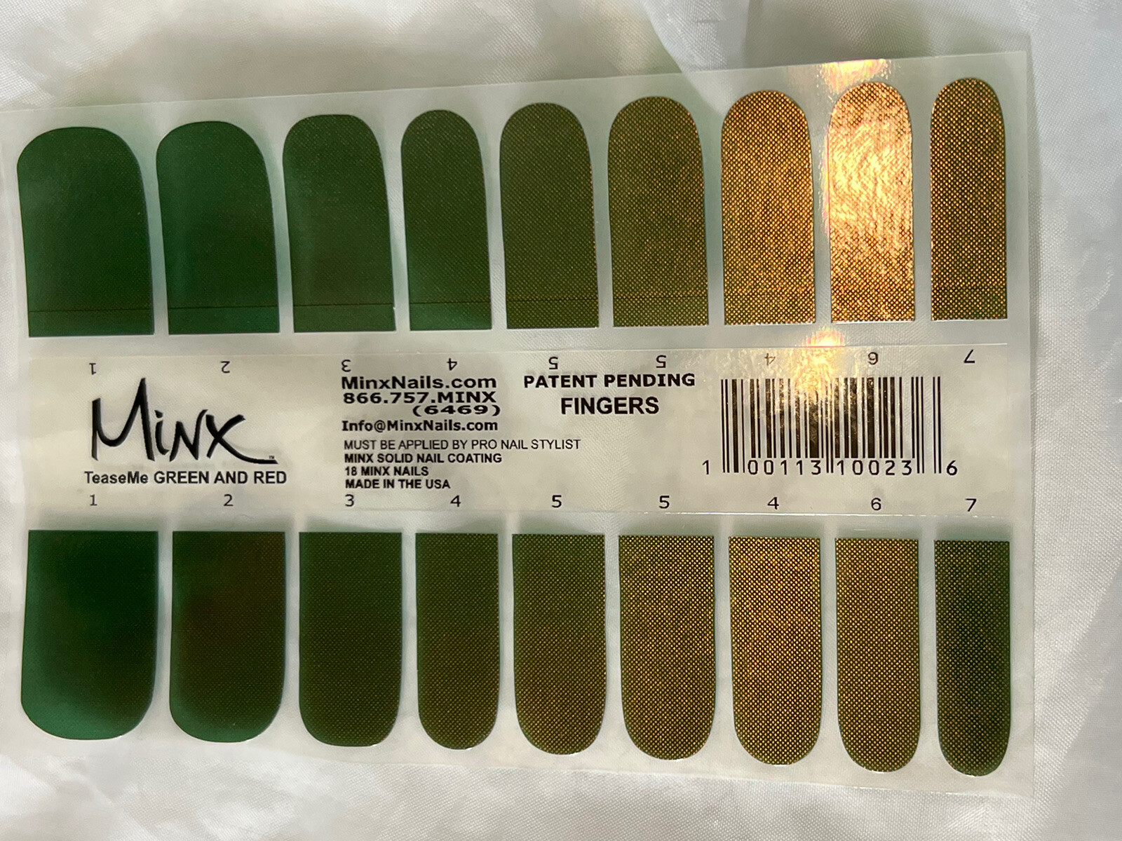 Minx Foil Nail Cover Nail Art Sticker Manicure Wraps