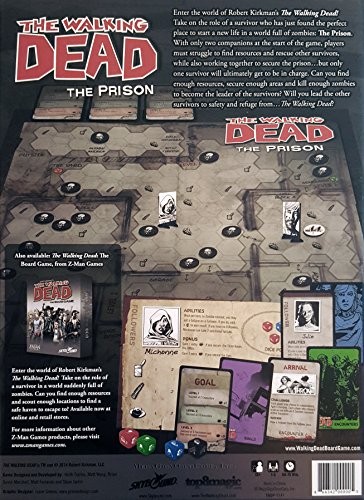 The Walking Dead: Prison Board Game 4.32 cubic inches