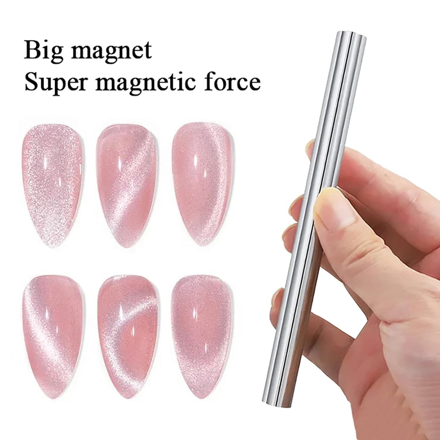4-Piece Cat Eye Nail Magnet Set – Create Stunning Nail Art Designs Effortlessly