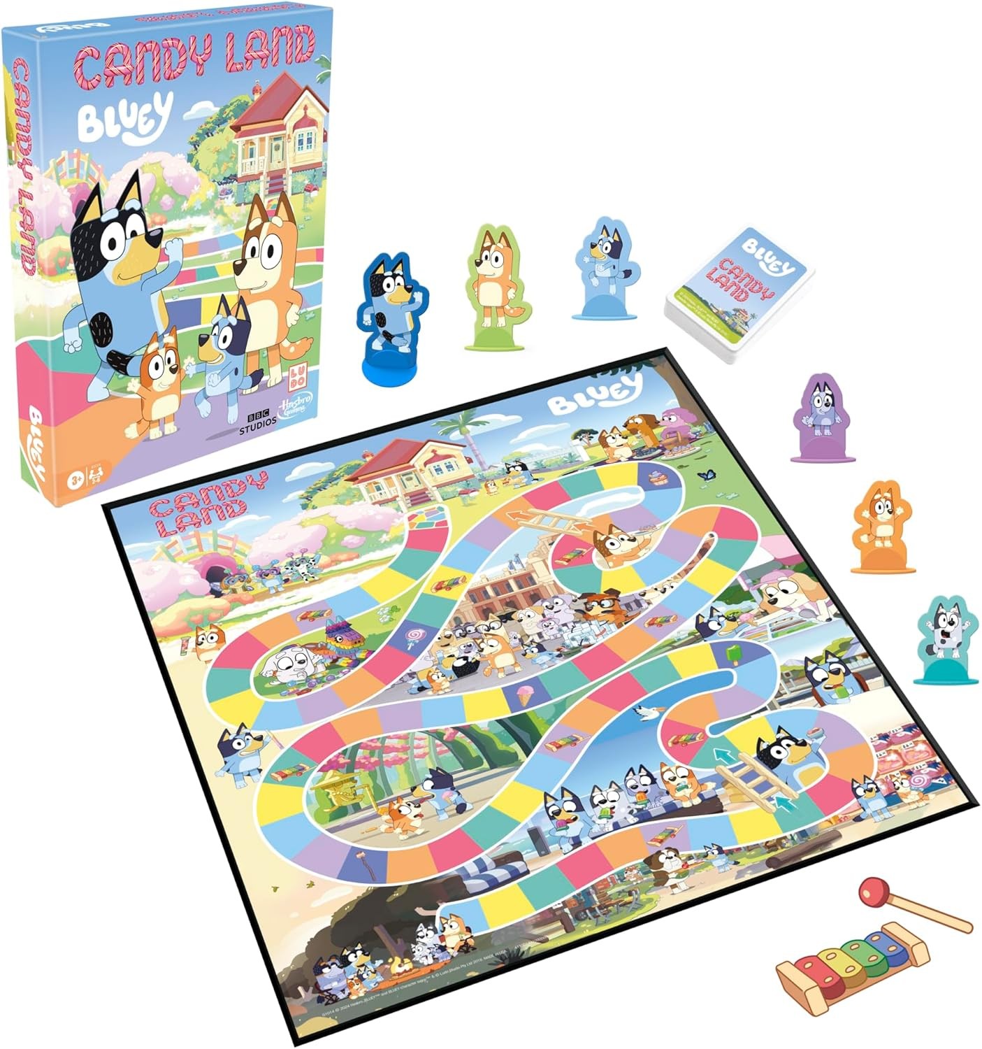Hasbro Gaming Candy Land Bluey Edition Board Game | Ages 3 and Up | 2-6…
