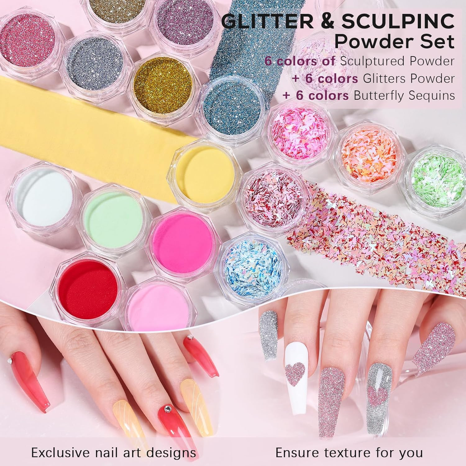 Acrylic Nail Kit for Beginners: Professional Acrylic Powder Set with Everything