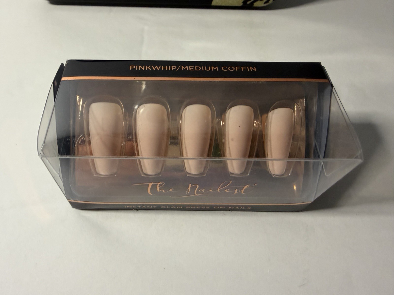 The Nailest Press On Nail Bundle –Pink, White & Shell Coral Coffin Sets + Case