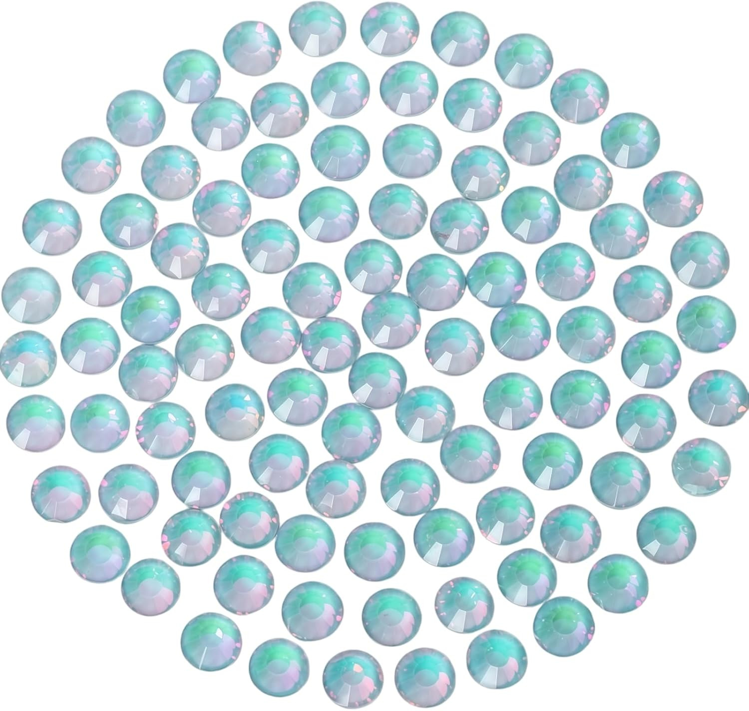 Flatback Glass Crystal Rhinestones Rounds Gems for Bedazzling Nails Art Crafts D