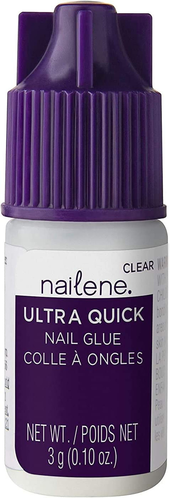 Ultra Quick Nail Glue, 0.10 oz – Durable, Easy to Apply False Nail Glue – Repair