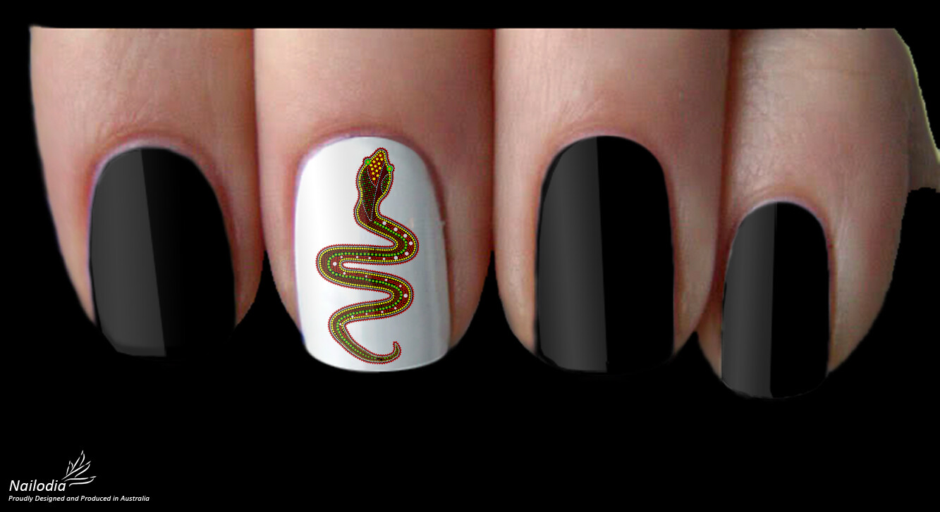 Australia Aboriginals Indigenous Painting Nail Art Decal Sticker