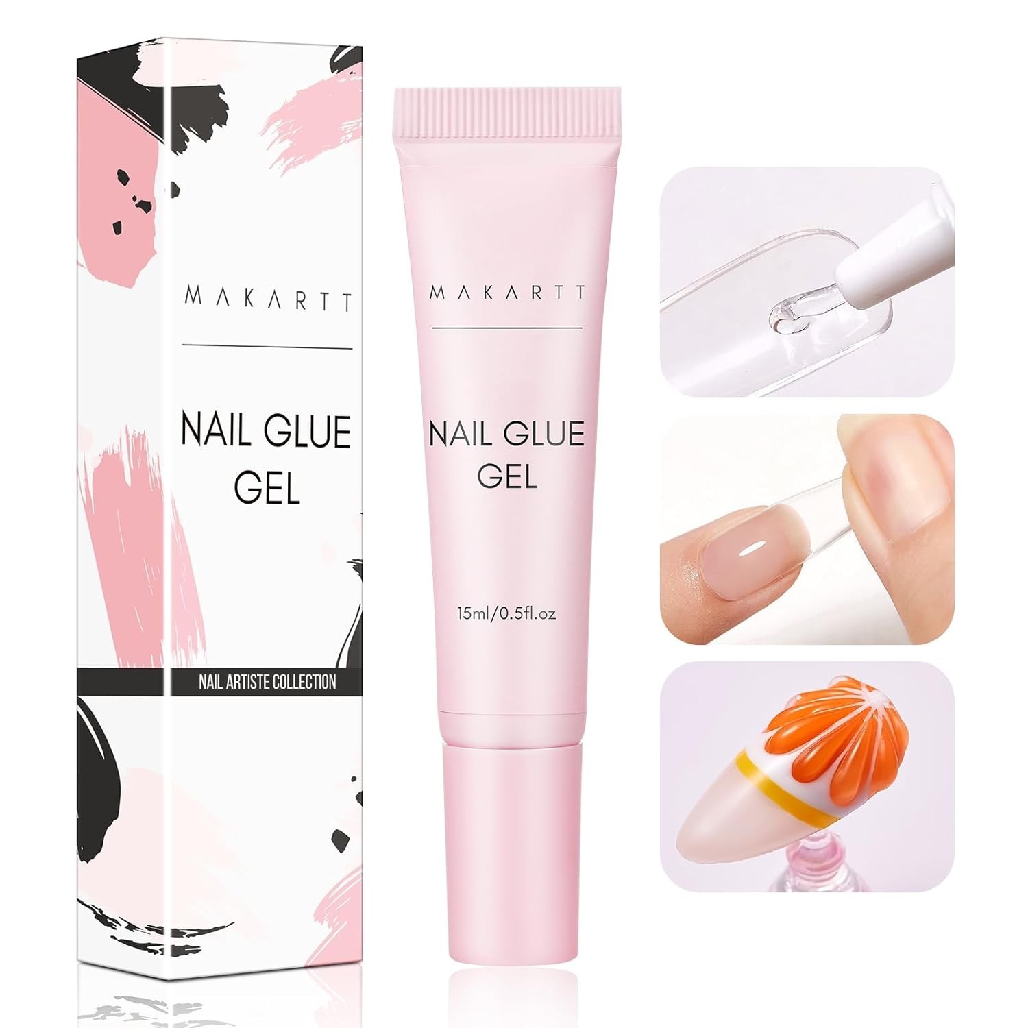 Multifunctional Gel Nail Glue: Strong Hold for Press-Ons & Decorative Nail Art