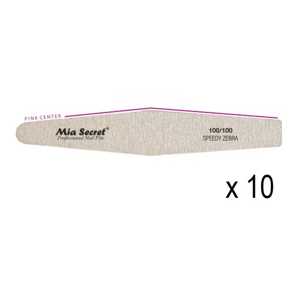 Mia Secret – NAIL FILE – SPEEDY ZEBRA DIAMOND #100 (Z03-D 100/100)-PICK QUANTITY
