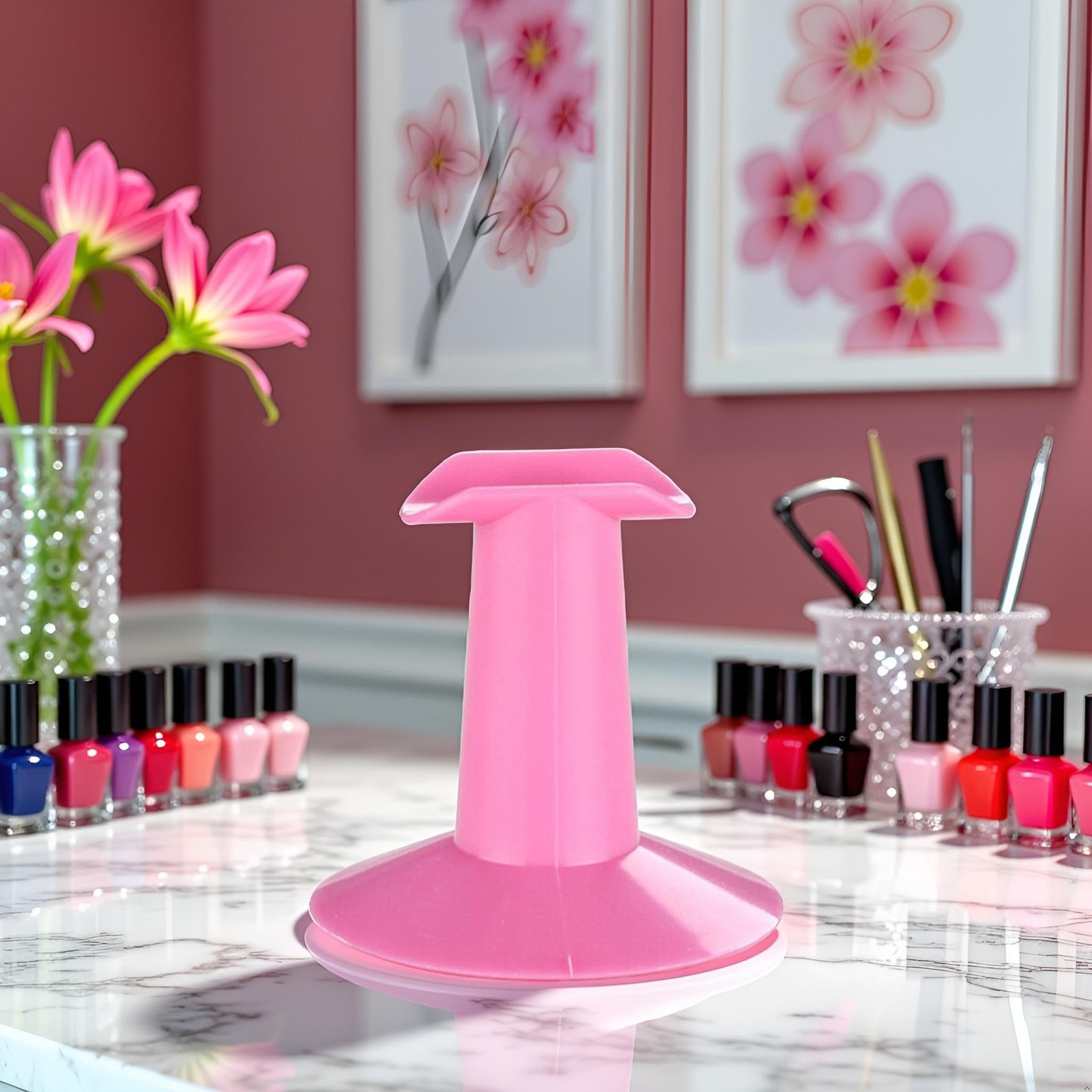Nail Art Painting Finger Rest Stand Support Pedicure Gel Tool Practical Design