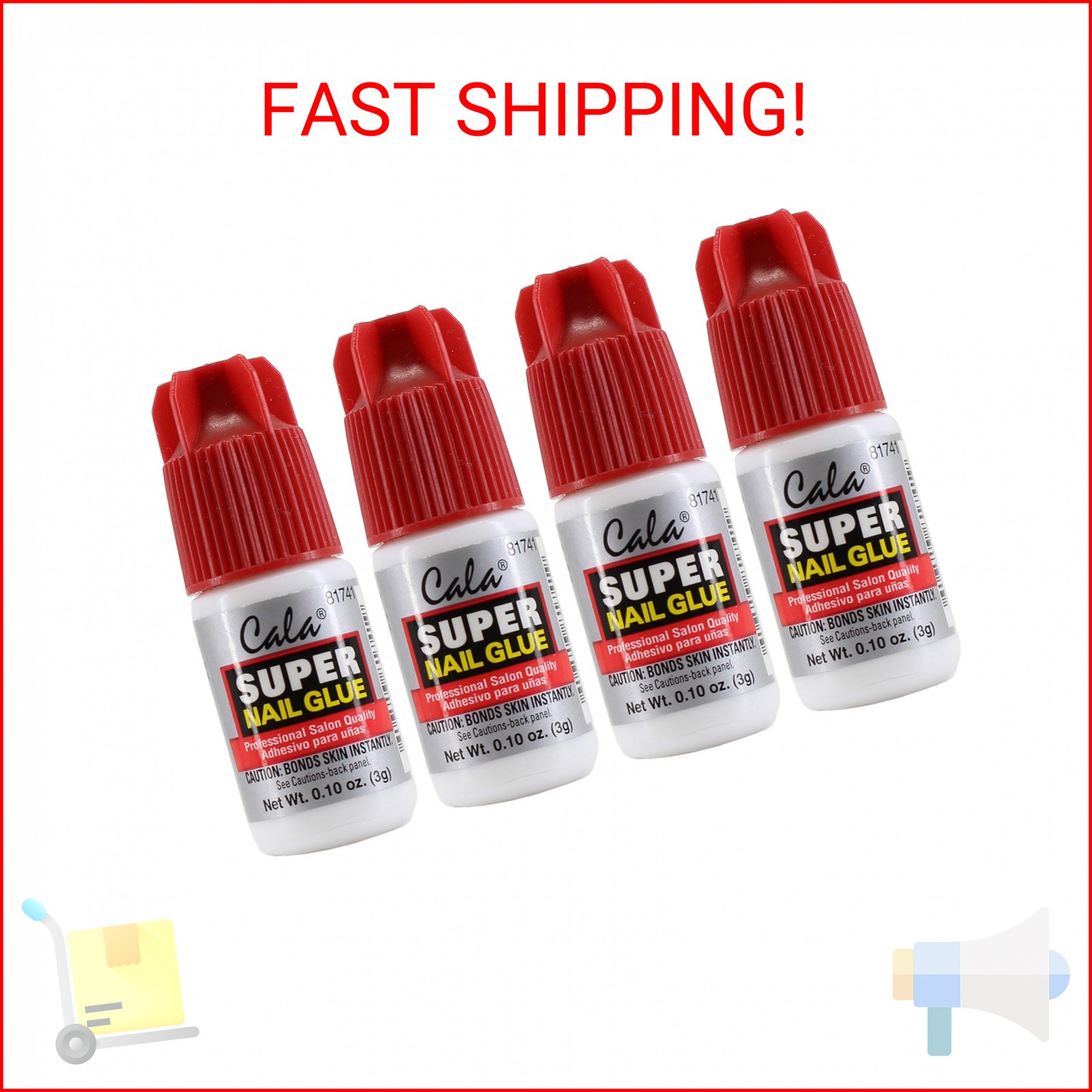 Cala Super Nail Glue Professional Salon Quality | Quick and Strong Nail Liquid A