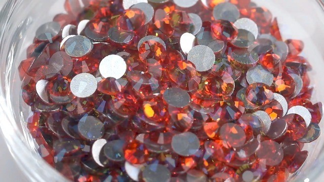 2880pcs Flatback Rhinestones Bulk for Nails, Crafts & DIY Decor – Light Siam AB,