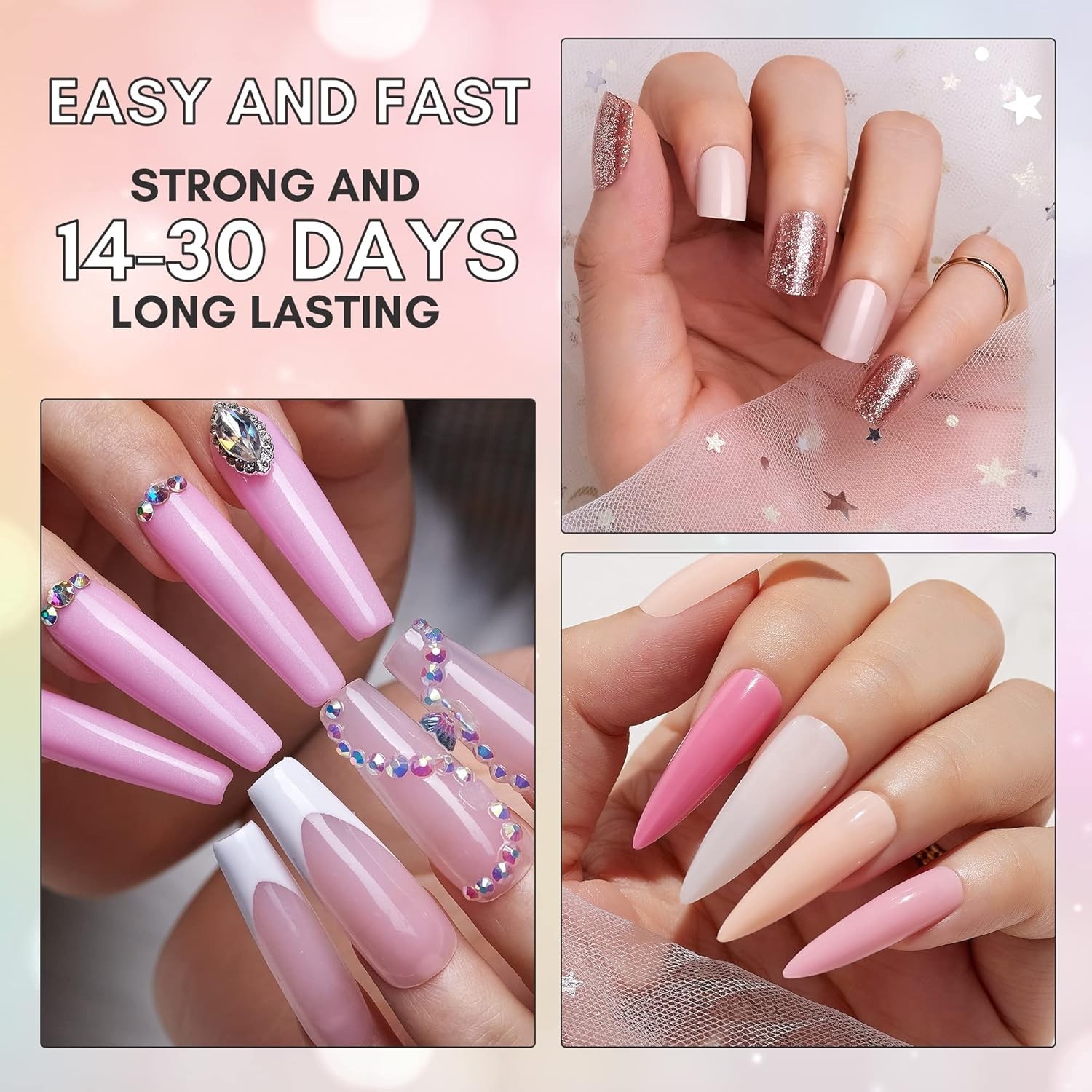 Professional Nail Glue: 100PCS Bulk Pack for Salon Manicure